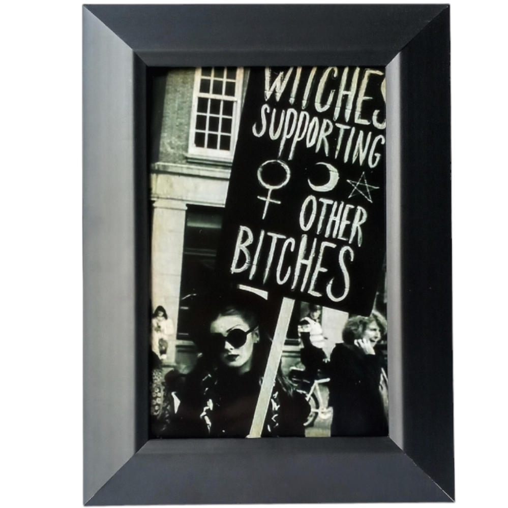 Witches supporting Bi@tches Wiccan Wicca Pagan Goth Wittches Witch Punk Rock Fem